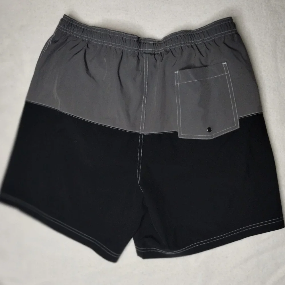 Sonoma Swim Trunks Color Block Drawstring XL‎